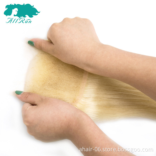 Very Popular 613# 10A 4x4 Swiss Lace Natural Color 100% Brazilian Virgin Human Hair Straight 10"-20" Lace Closure, Fast Shipping